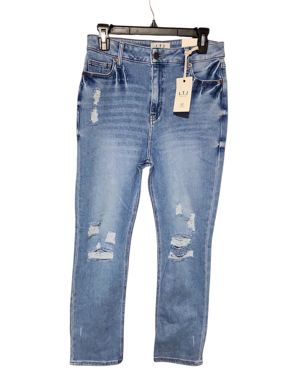 Letter To Juliet LTJ With Love Women's Distressed Light Blue Jeans